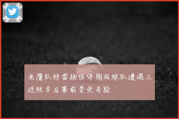 老鹰队特雷杨伤停期间球队遭遇三连败季后赛前景受考验