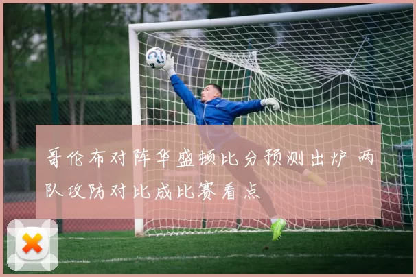 哥伦布对阵华盛顿比分预测出炉 两队攻防对比成比赛看点
