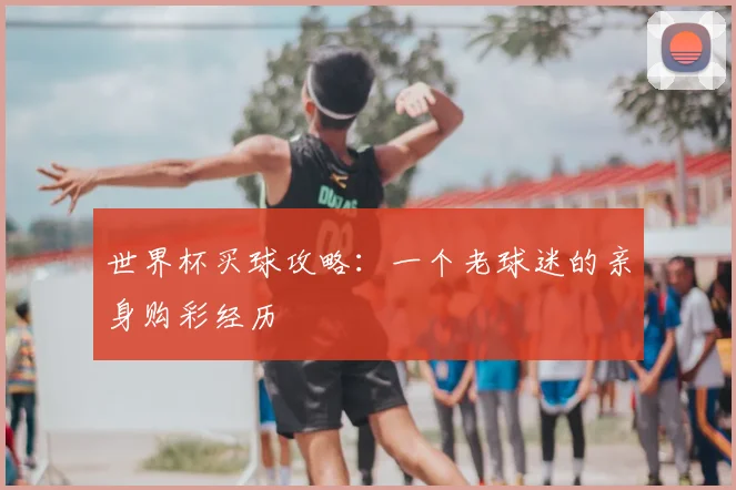 世界杯买球攻略：一个老球迷的亲身购彩经历